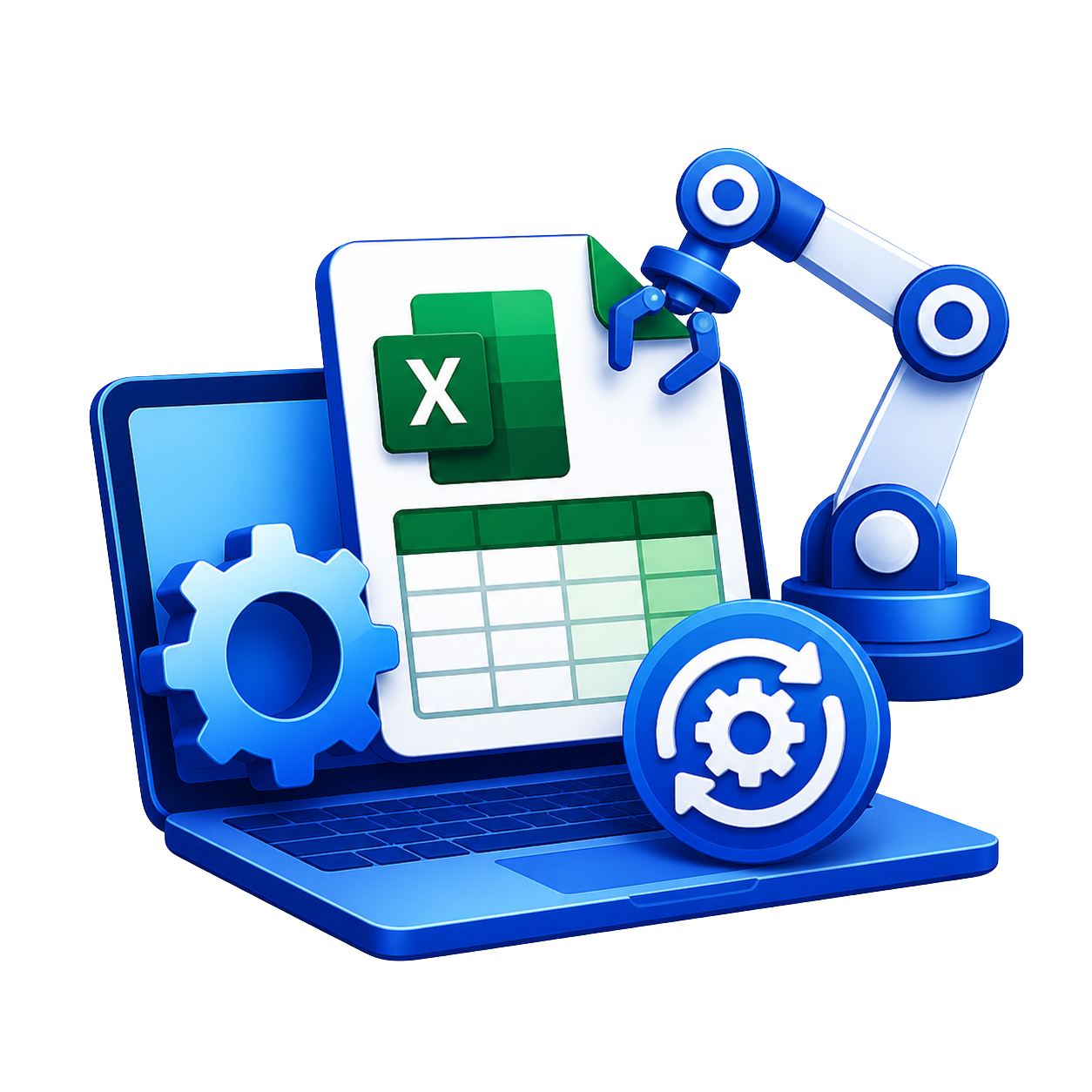 Imagen de apoyo del servicio de automatización en Excel y plantillas administrativas